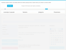 Tablet Screenshot of odontologurumai.lt